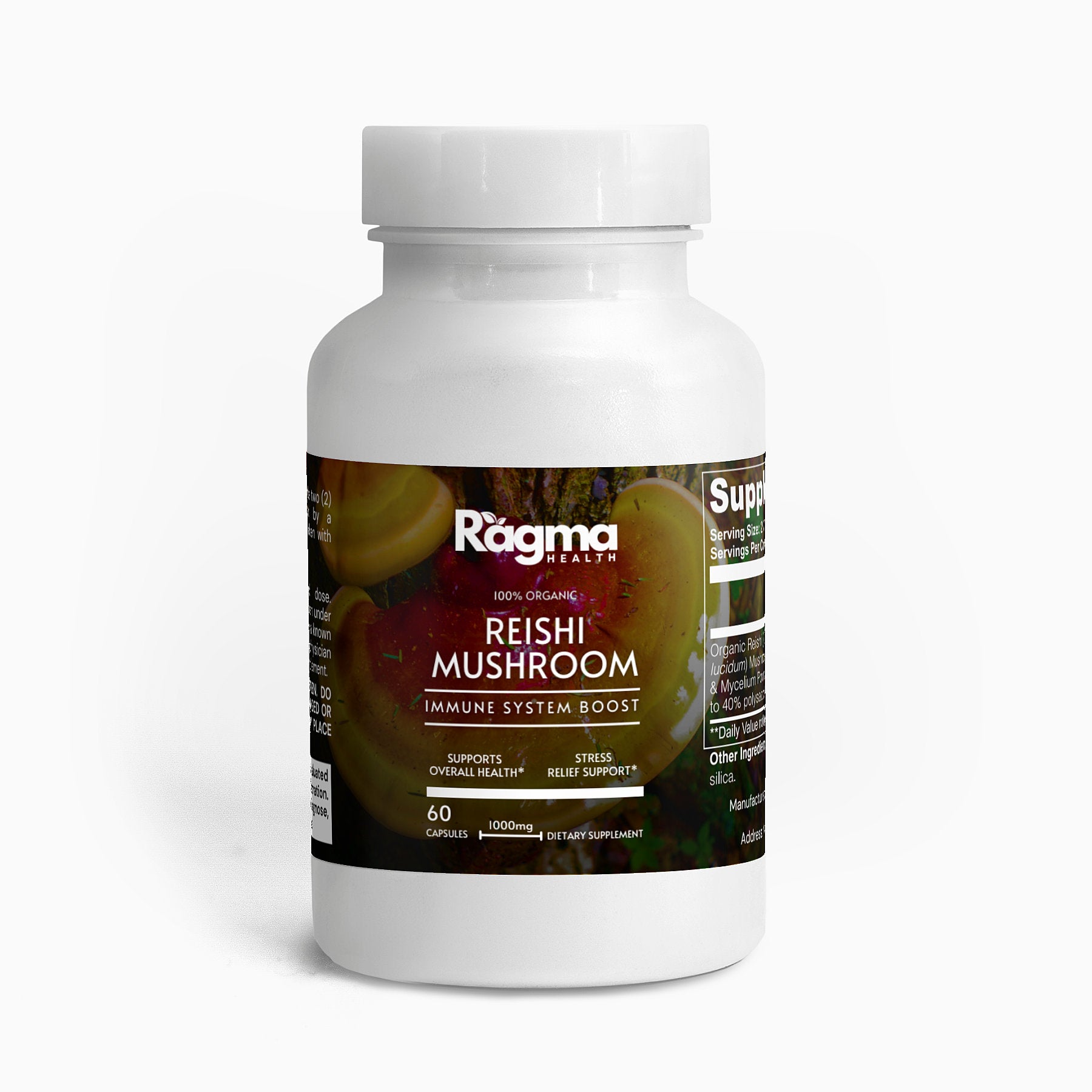 Reishi Mushroom 1000mg - Immune Support & Stress Relief