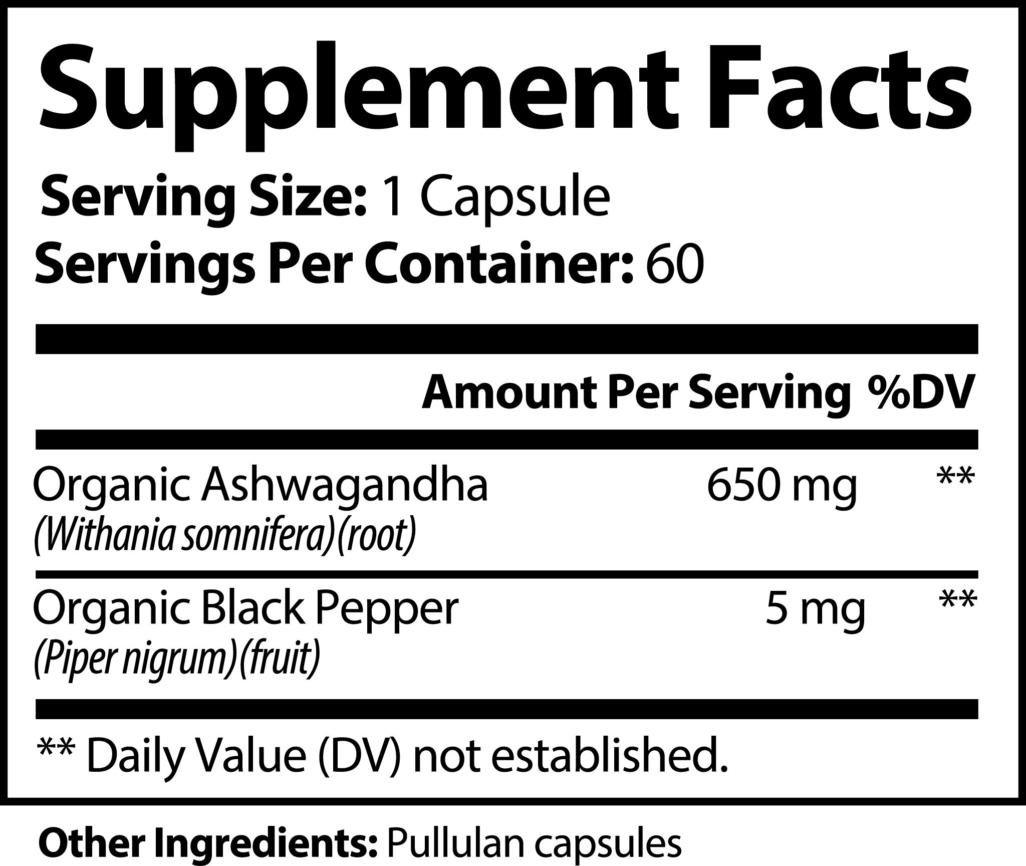 Ashwagandha - Stress Relief & Vitality Boost